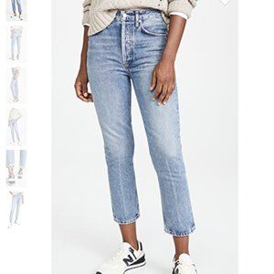 AGOLDE Riley High Rise in Emulsion Size 25